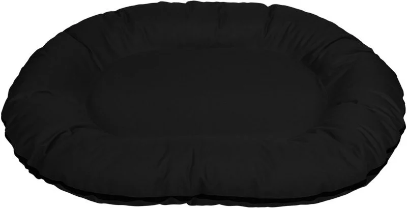 Oval kültéri kutyaágy és macskaágy - fekete