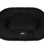 Ponton Comfort kutyaágy és macskaágy – fekete piros szegéllyel – 1. kép