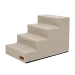 Inari lépcső – 4 fokos, 40cm magas – bézs – 1. kép