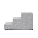 Inari lépcső – 3 fokos, 30cm magas – világosszürke – 1. kép