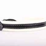 Soft Plus (Nikkel) bőr nyakörv – Fehér – 1. kép