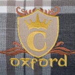 Oxford matrac kutyáknak – barna és kockás – 2. kép