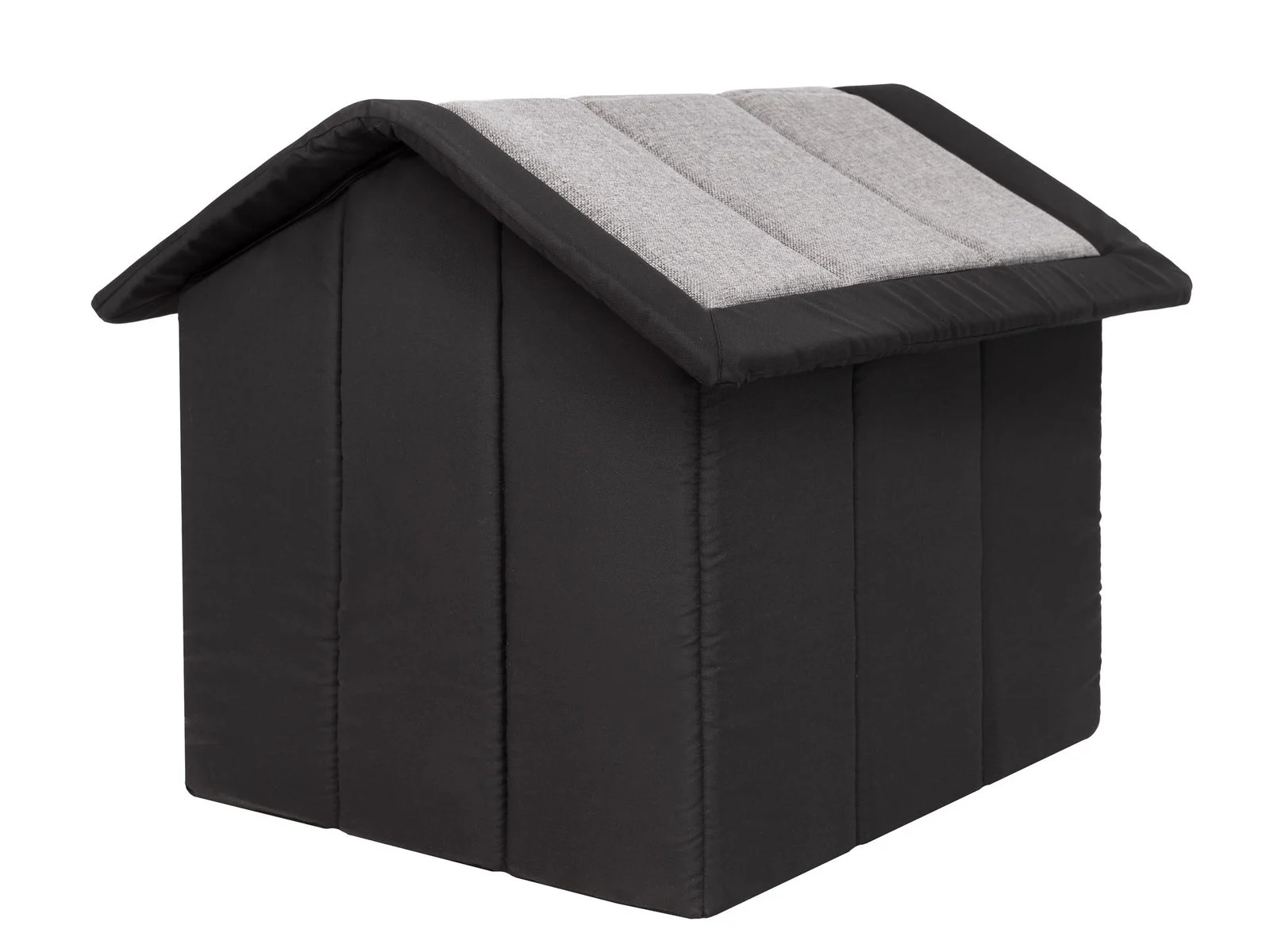 Inari szivacs kutyaház és cicaház - világosszürke, fekete