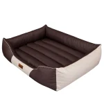 Comfort kutyaágy és macskaágy – barna és bézs – 3. kép