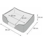 Comfort kutyaágy és macskaágy – kék – 3. kép