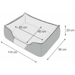 Comfort kutyaágy és macskaágy – rózsaszín – 4. kép