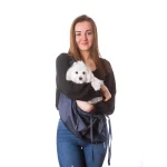 Juliette kutya és cica hordozó táska – sötétkék – 5. kép