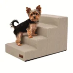 Inari lépcső – 4 fokos, 40cm magas – bézs – 6. kép