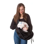 Juliette kutya és cica hordozó táska – fekete – 6. kép