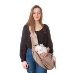 Juliette kutya és cica hordozó táska – bézs – 7. kép